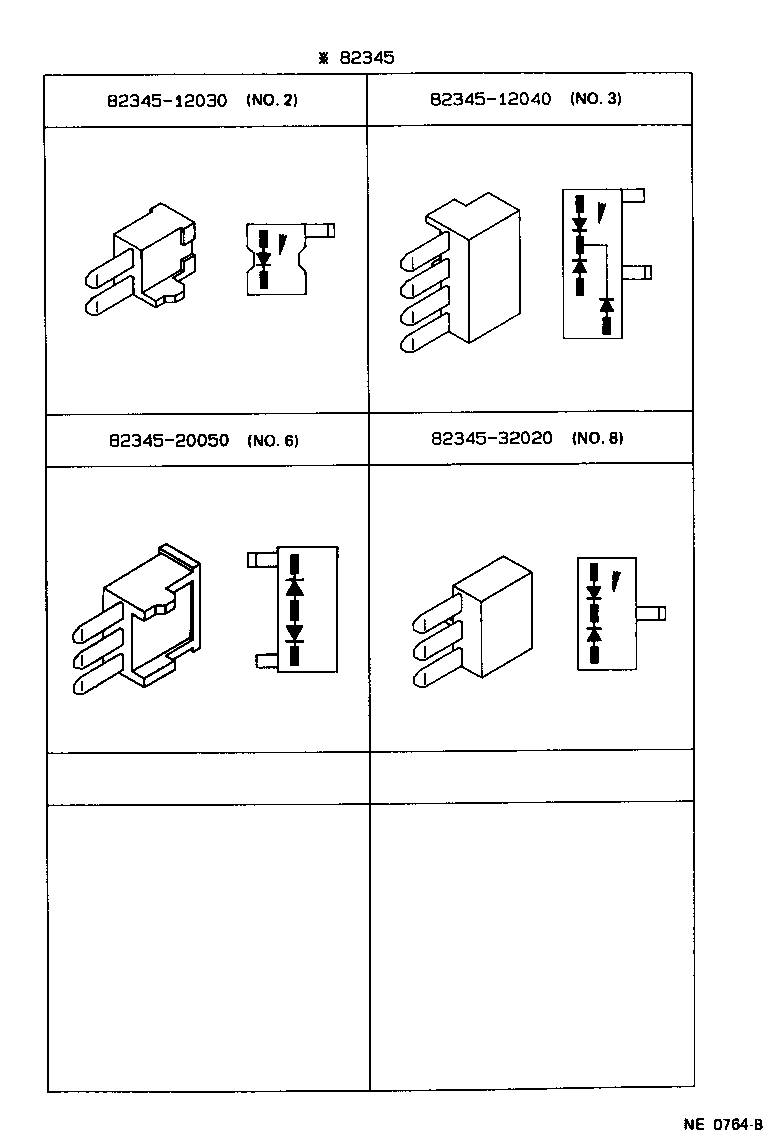 82151-12730 WIRE, FRONT DOOR, RH product image