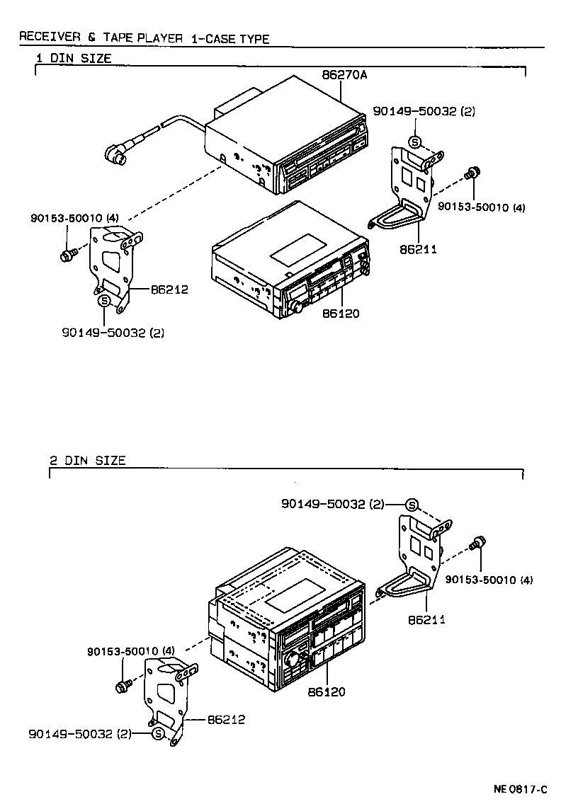 86120-20650 RECEIVER ASSY, RADIO product image