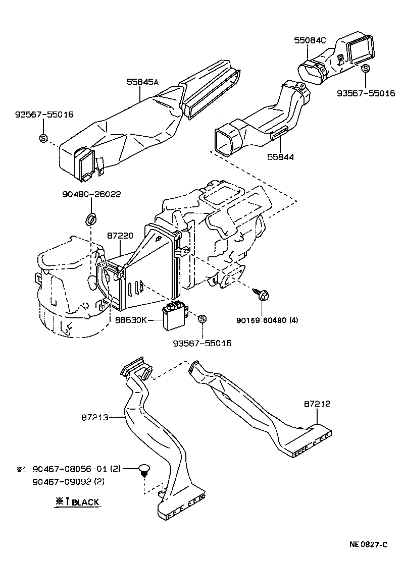 55902-20120 CONTROL SUB-ASSY, HEATER product image