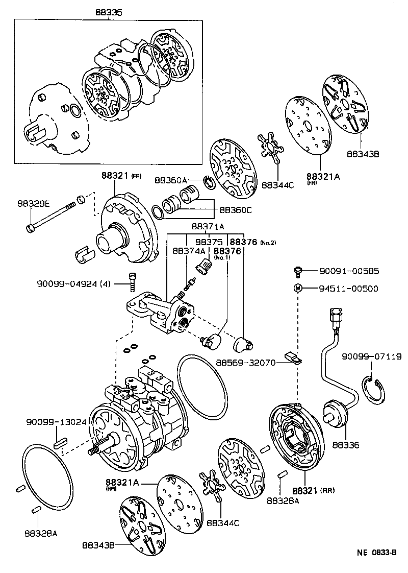 88440-12190 PULLEY ASSY, IDLE product image