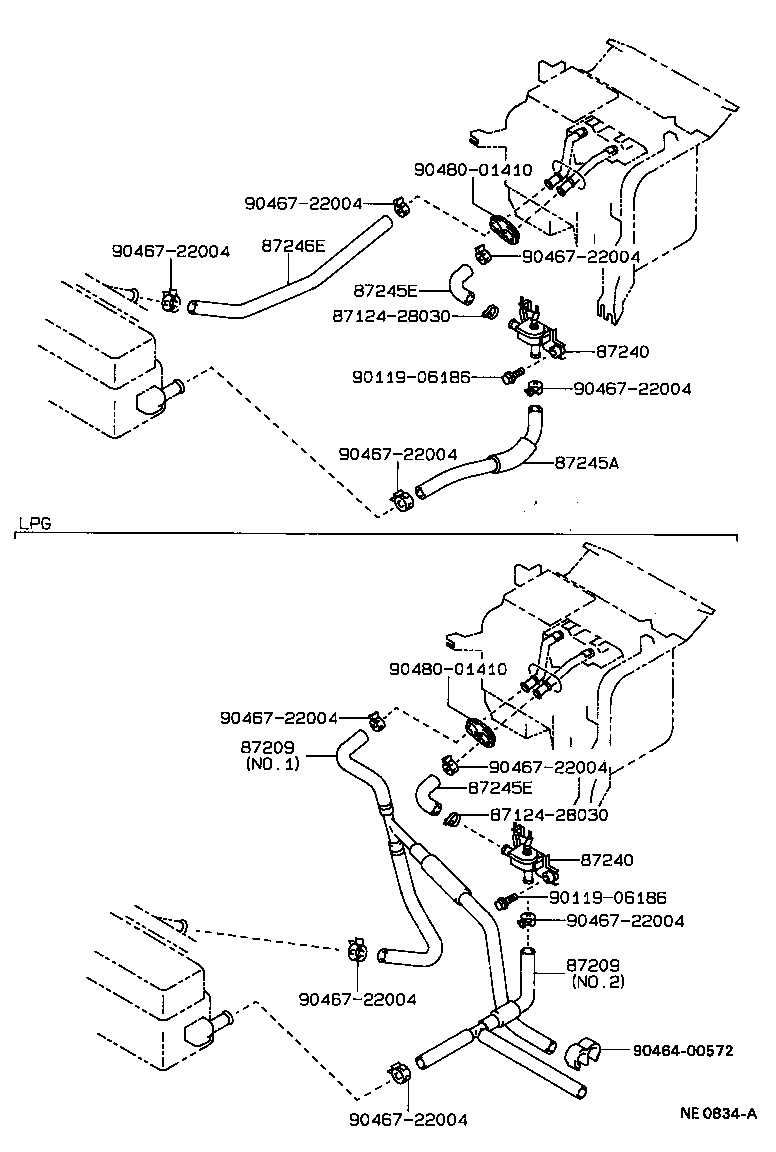 87209-13021 HOSE SUB-ASSY, WATER product image