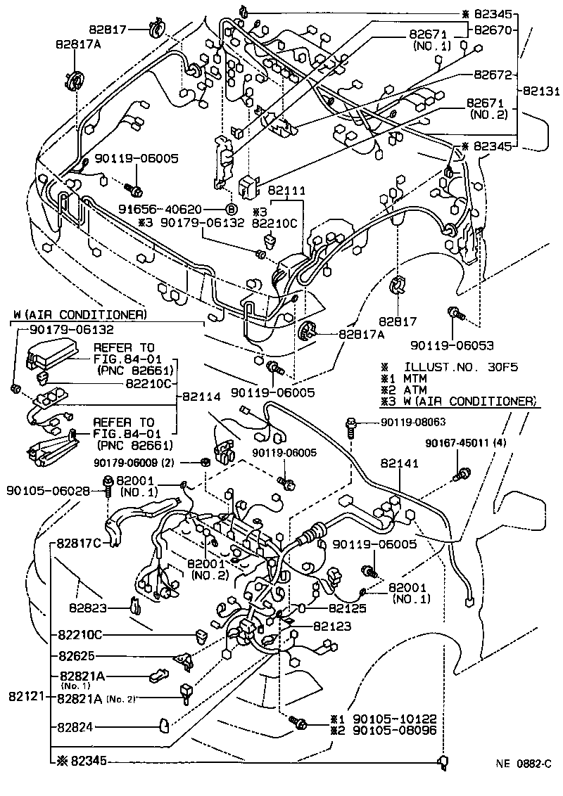 82121-1A641 WIRE, ENGINE product image