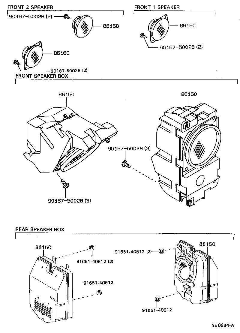 86150-35030 SPEAKER ASSY, W/BOX, NO.1 product image