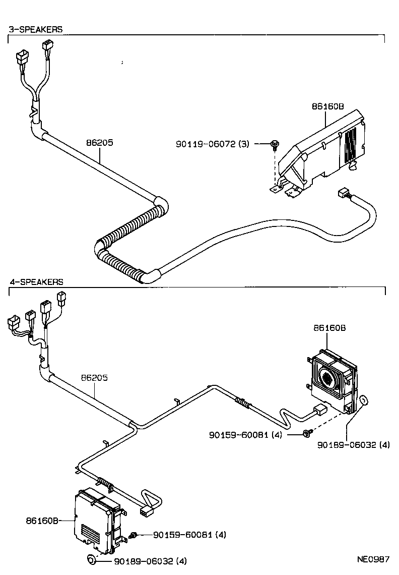 86150-04020 SPEAKER ASSY, W/BOX, NO.1 product image
