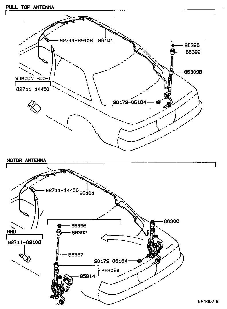 86396-22030 NUT, ANTENNA product image