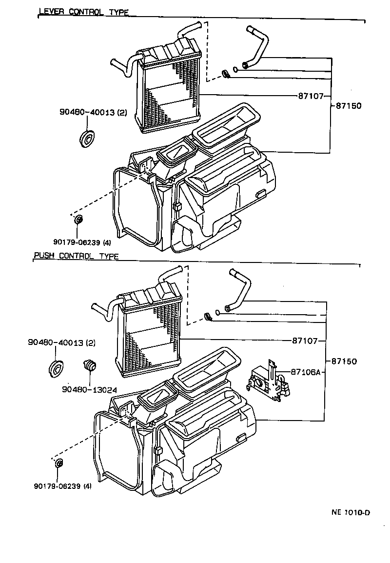 87103-22020 MOTOR SUB-ASSY, HEATER BLOWER, W/FAN product image