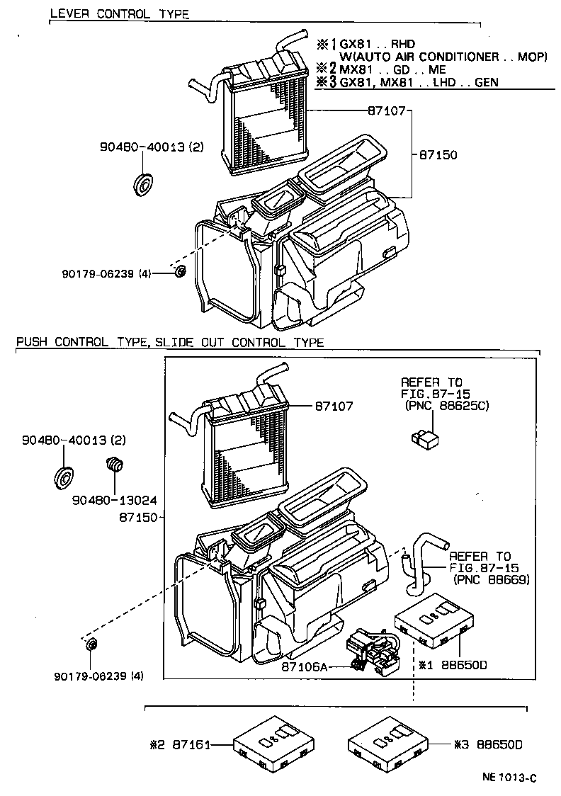 87103-22010 MOTOR SUB-ASSY, HEATER BLOWER, W/FAN product image