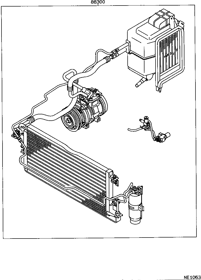 88300-34034 COOLER & ACCESSORY ASSY product image