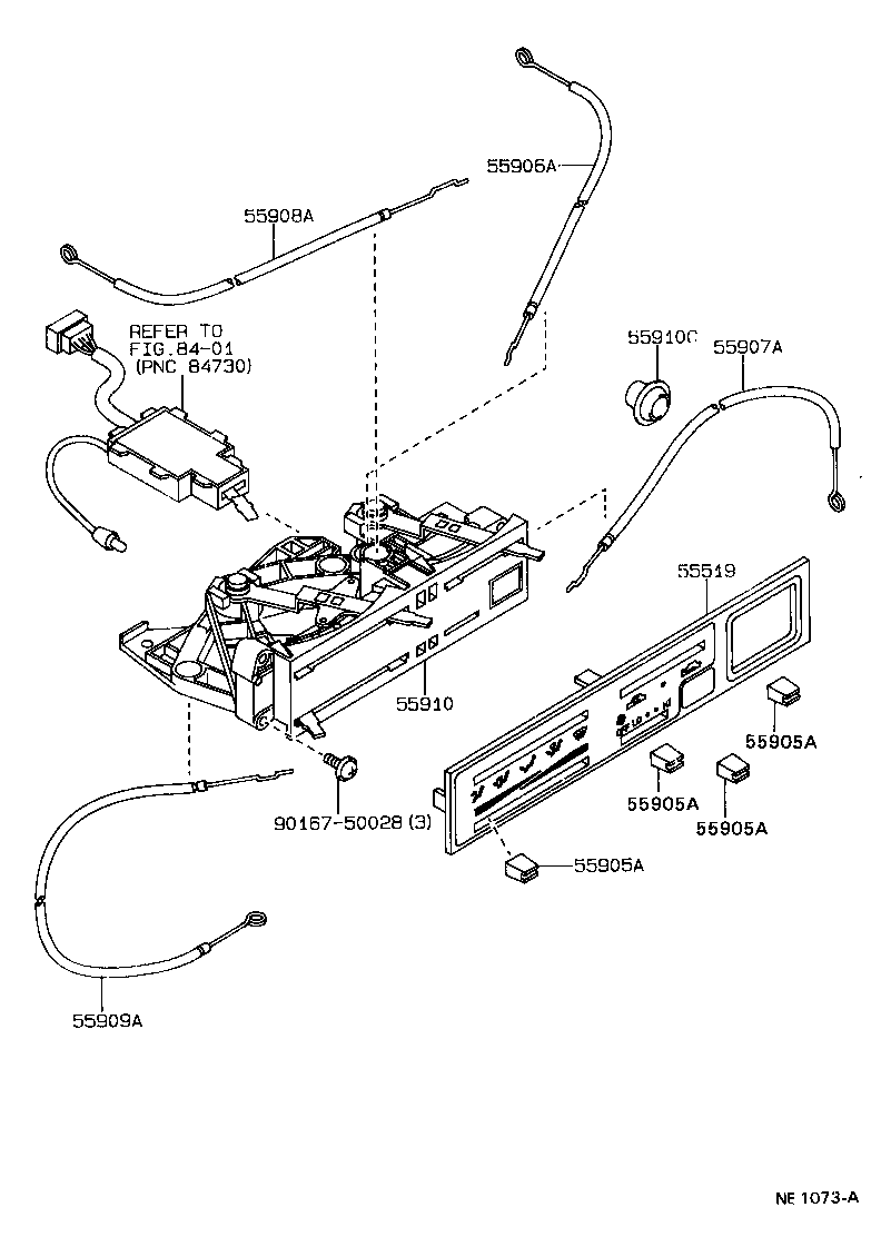 55846-04010 DUCT, HEATER TO REGISTER, NO.4 product image
