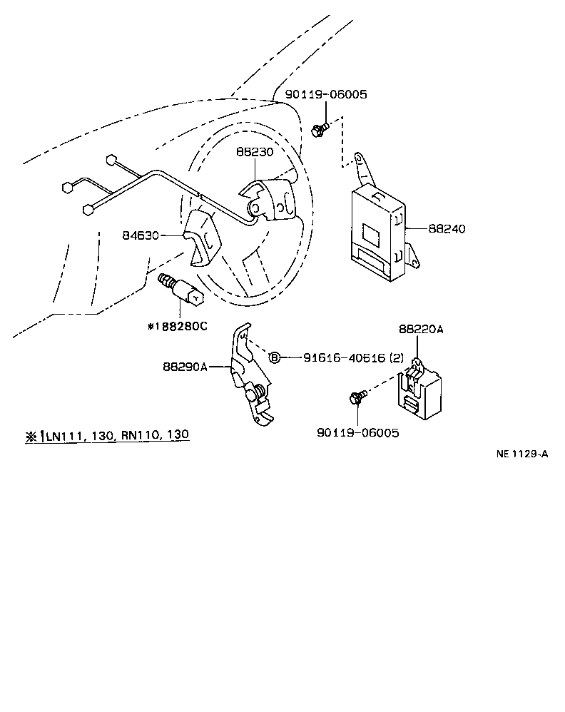 88200-35170 ACTUATOR ASSY, CRUISE CONTROL product image