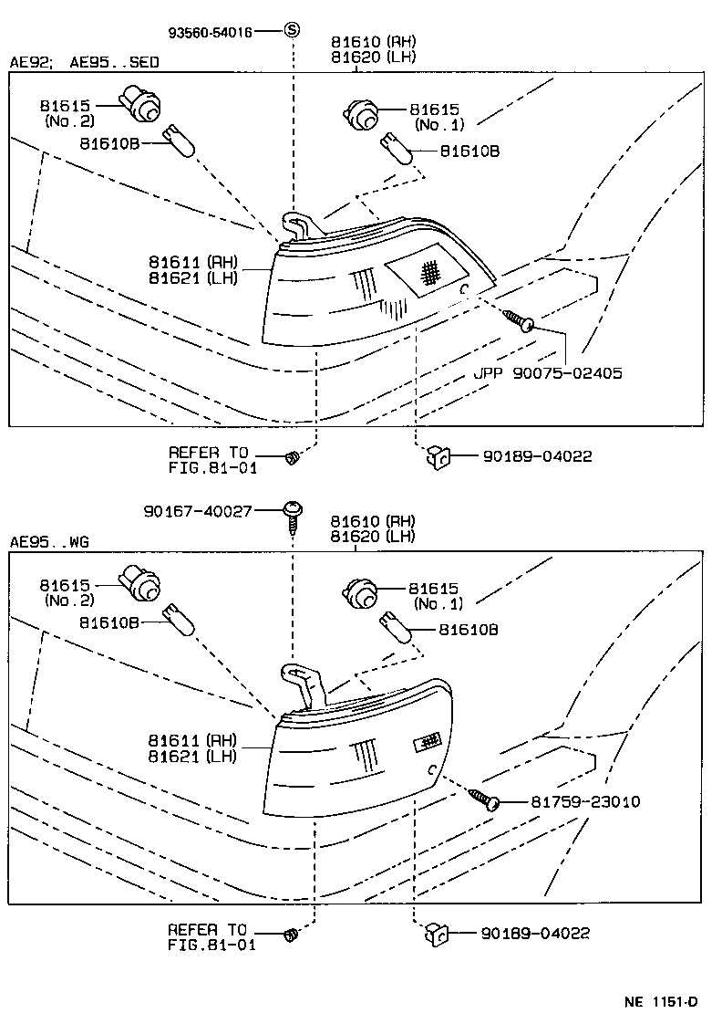 Toyota 81610-02020 LAMP ASSY, PARKING & CLEARANCE, RH