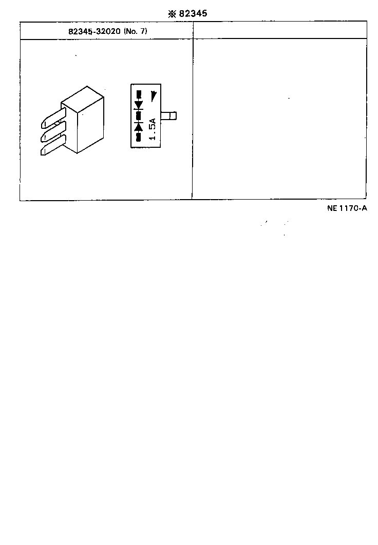 82151-12420 WIRE, FRONT DOOR, RH product image
