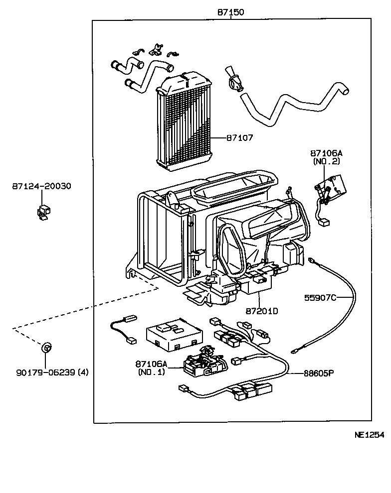 87150-2B360 RADIATOR ASSY, HEATER product image