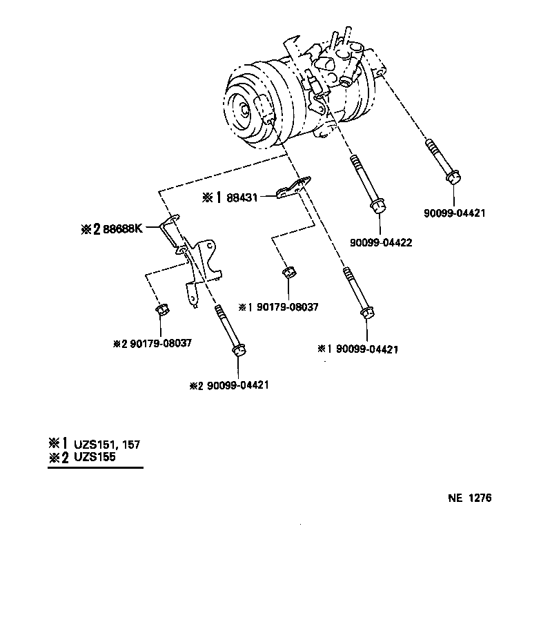88412-3A040 ROTOR SUB-ASSY, MAGNET CLUTCH product image