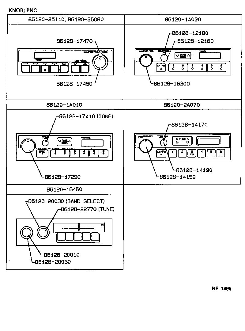 86211-37020 BRACKET, RADIO, NO.1 product image