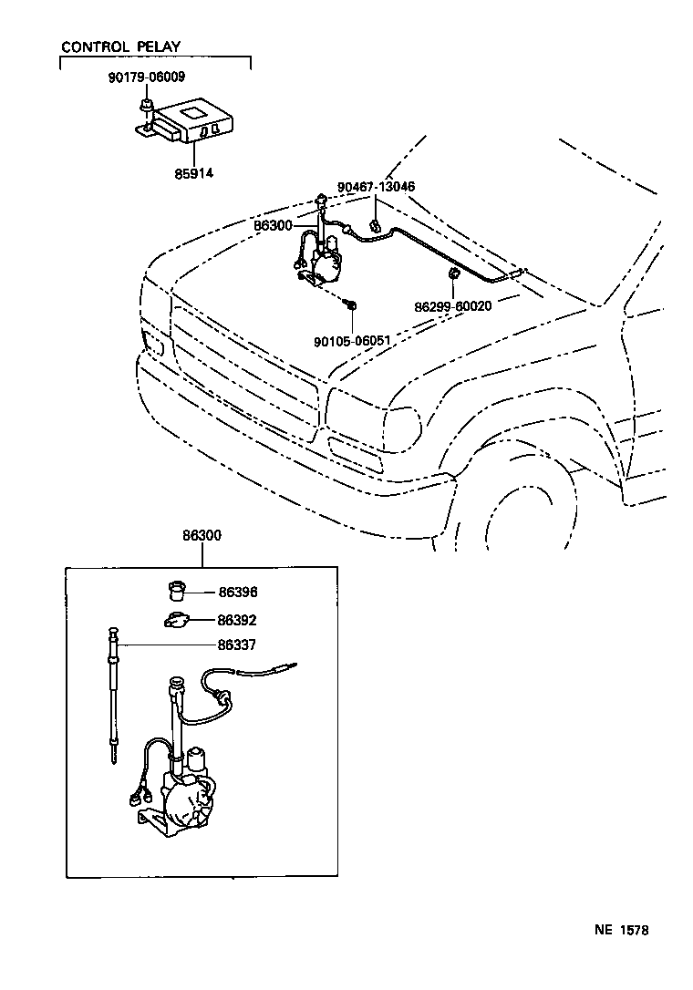 86337-60080 ROD & PIPE, SEALED W/CABLE product image