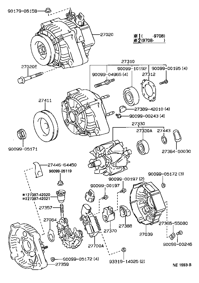 27039-02020 COVER, ALTERNATOR REAR END product image
