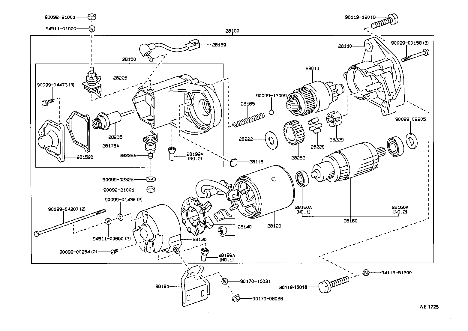 28120-75220 YOKE ASSY, STARTER product image