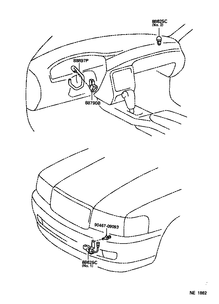 55844-30170 DUCT, HEATER TO REGISTER, NO.2 product image