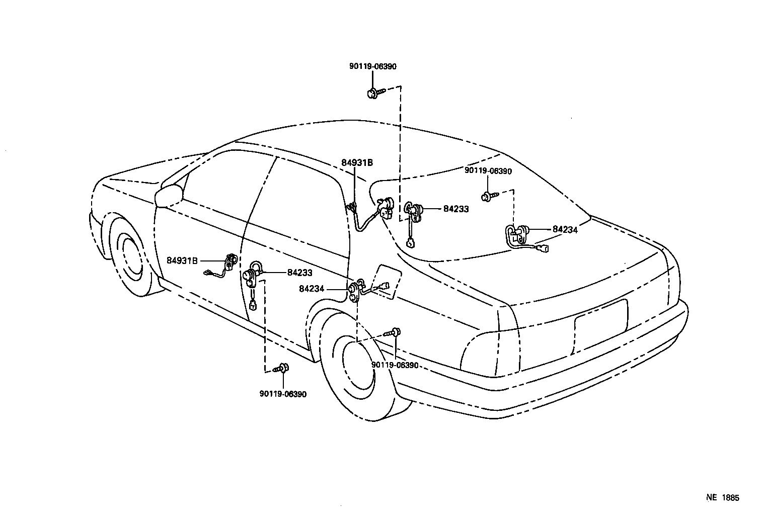 55905-30290 KNOB SUB-ASSY, CONTROL product image