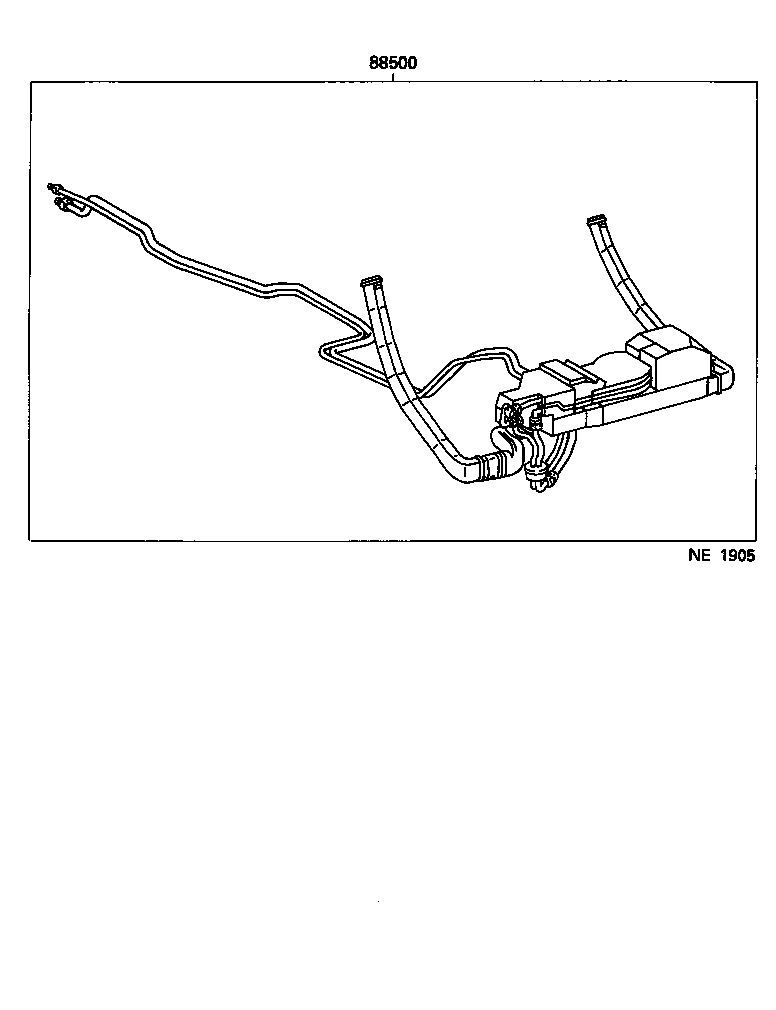 88500-30070 COOLER AND ACCESSORY ASSY, REAR product image