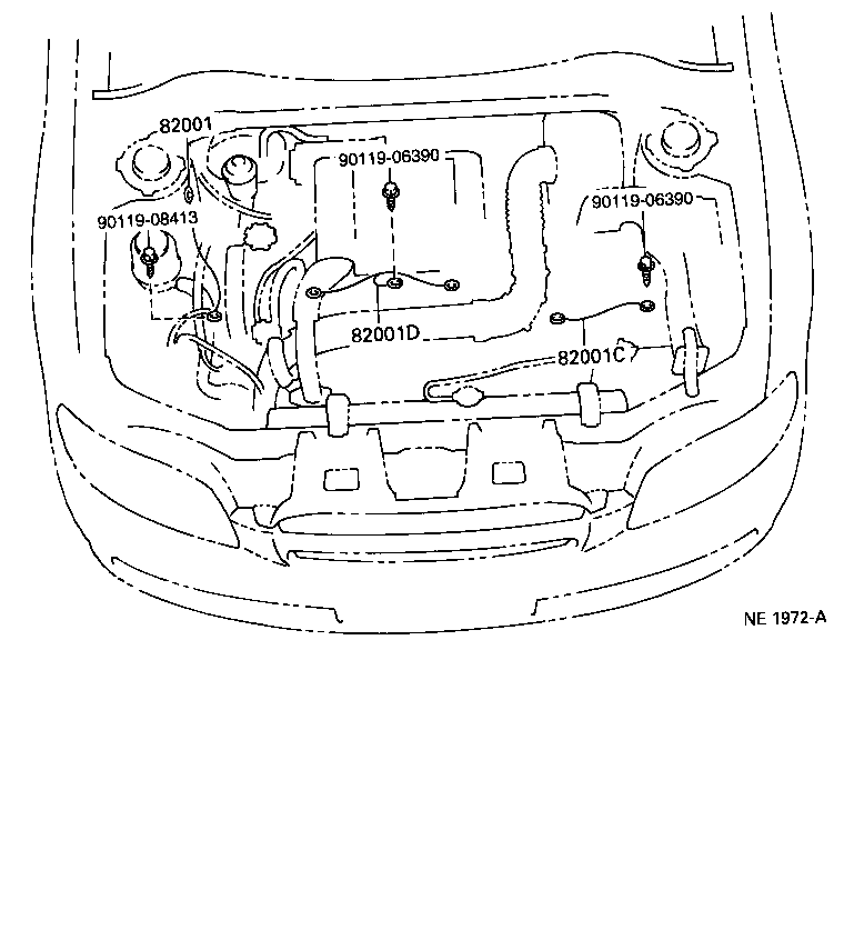 82151-10400 WIRE, FRONT DOOR, RH product image