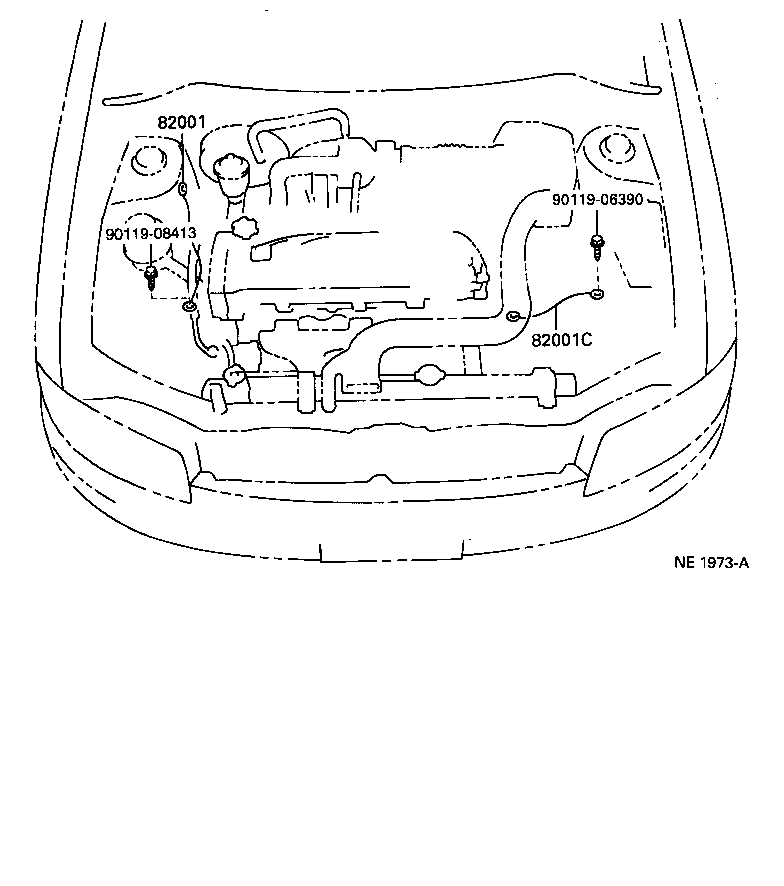 82151-10400 WIRE, FRONT DOOR, RH product image