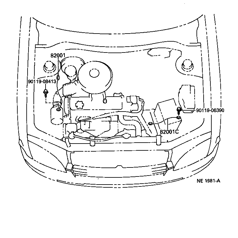 82121-1C360 WIRE, ENGINE product image