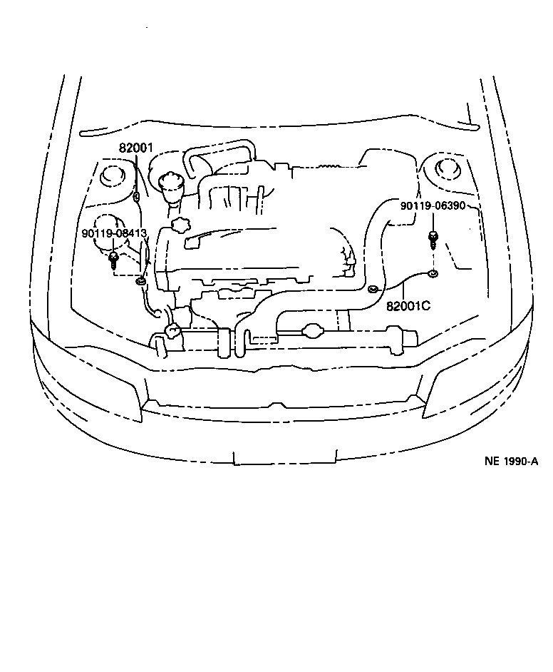 82111-1C080 WIRE, ENGINE ROOM MAIN product image