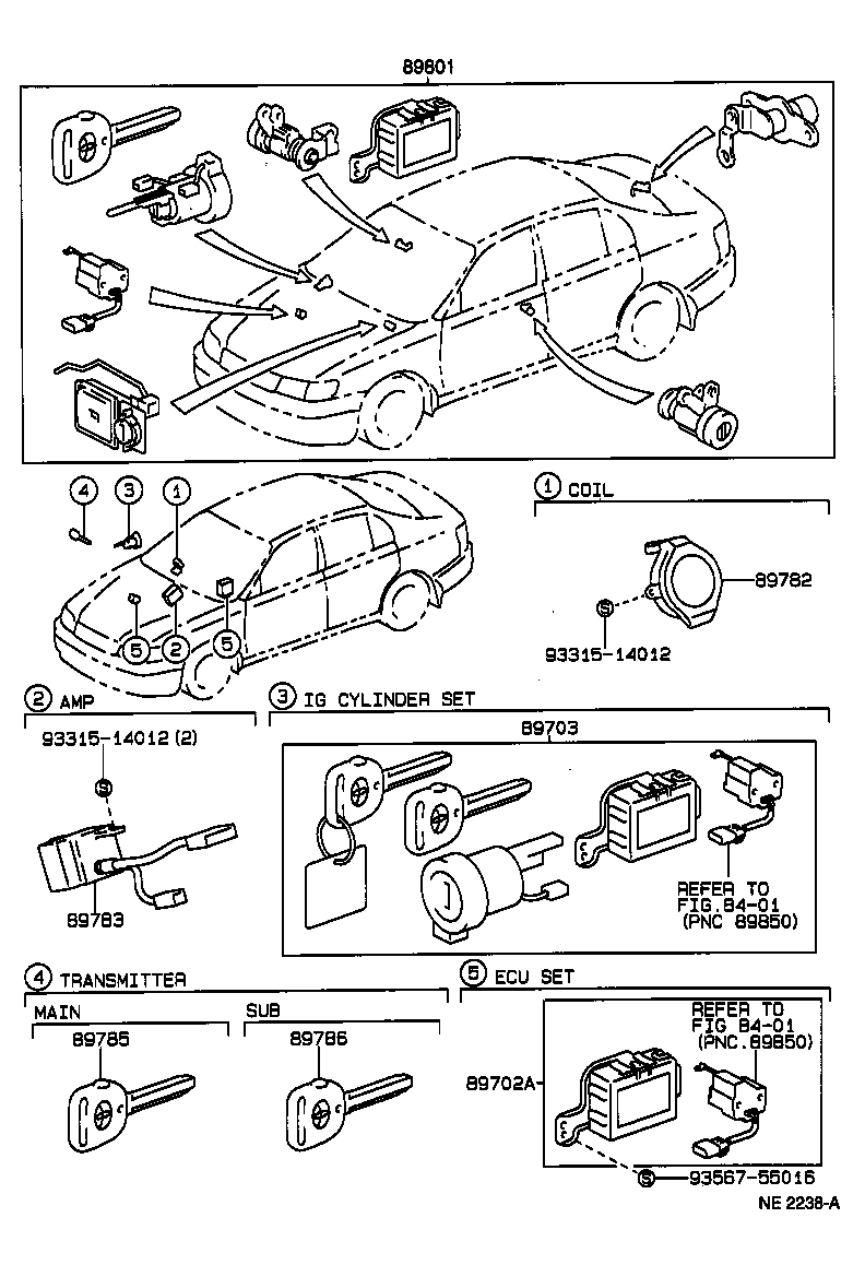 89780-20010 COMPUTER ASSY, TRANSPONDER KEY product image