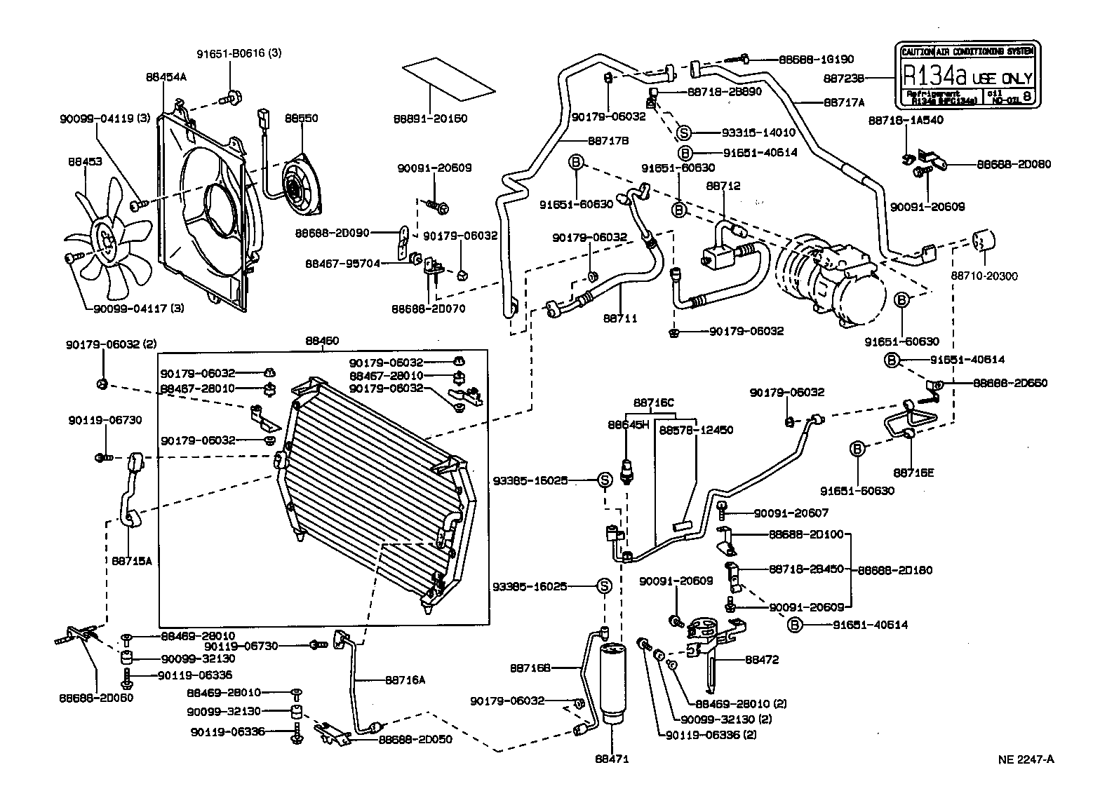 16363-64070 MOTOR ASSY, BLOWER (FOR CONDENSER) product image