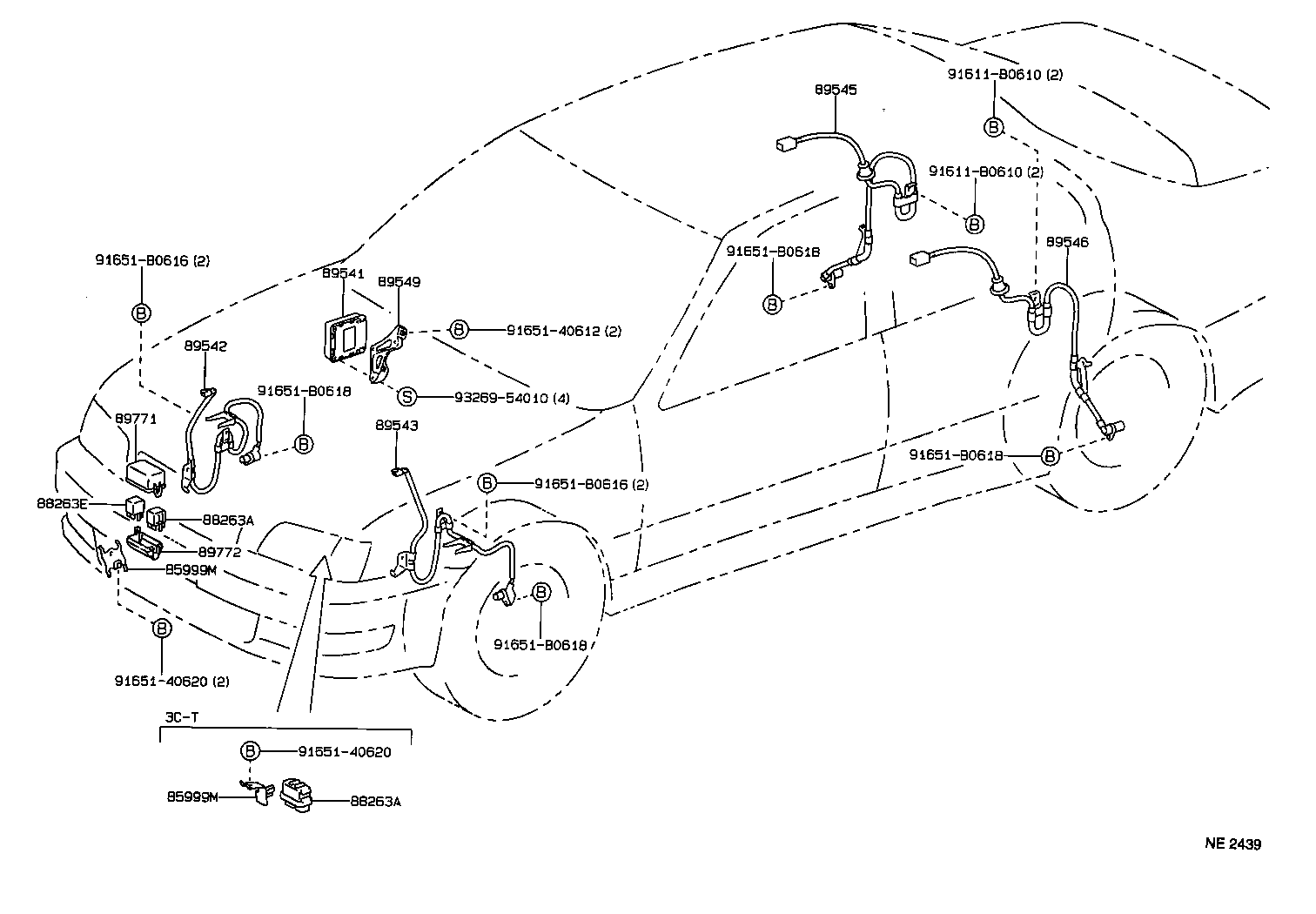 89541-32100 COMPUTER, SKID CONTROL product image