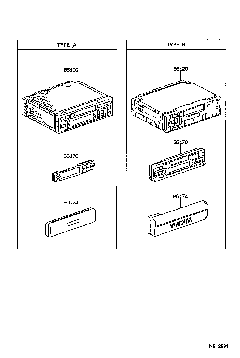 86267-60030 FAN, TAPE PLAYER COOLING product image