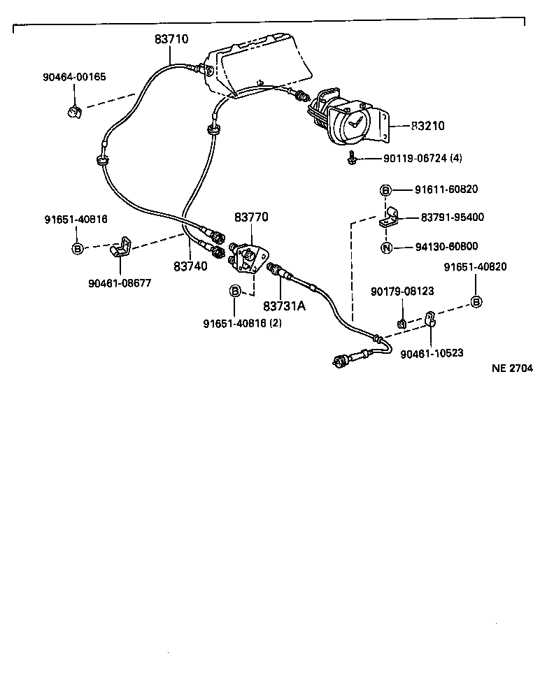 83210-25010 TACHOGRAPH ASSY product image