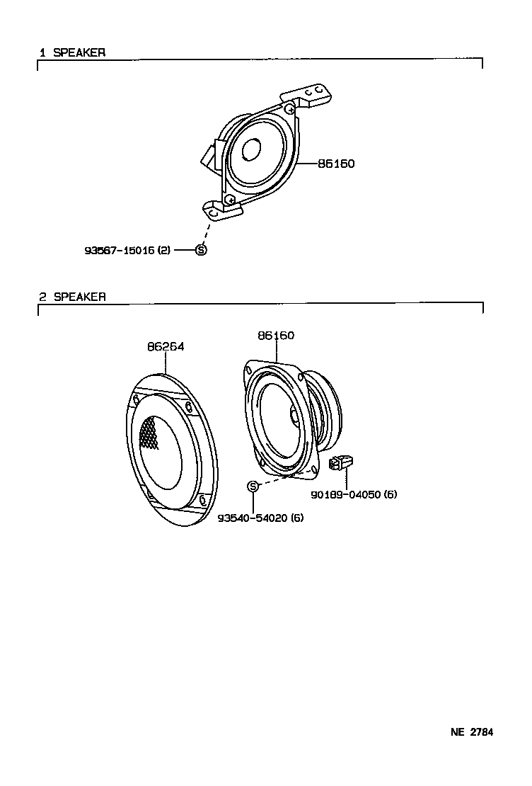 86160-27030 SPEAKER ASSY, FRONT NO.1 product image