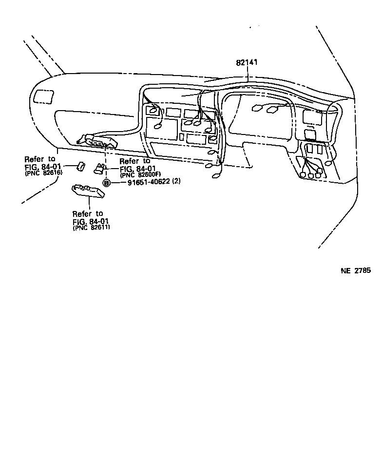 82817-95712 PROTECTOR, WIRING HARNESS, NO.2 product image