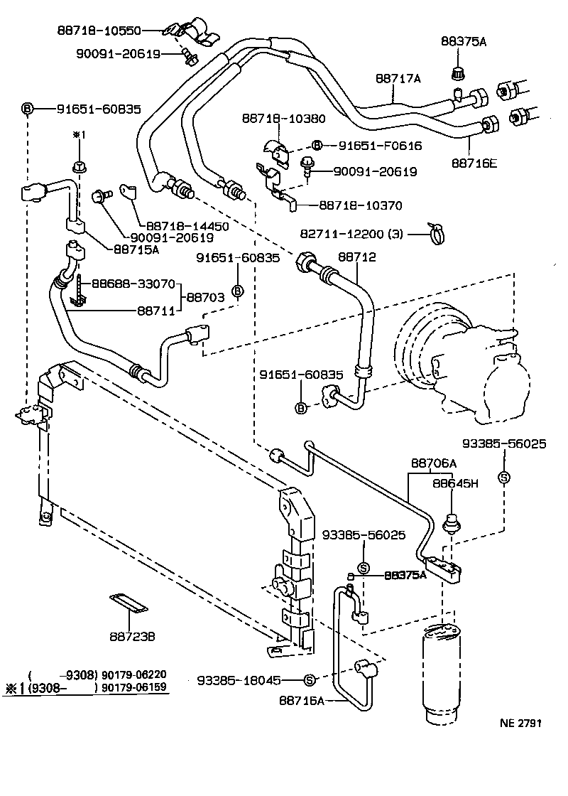88550-10050 MOTOR ASSY, BLOWER (FOR CONDENSER) product image
