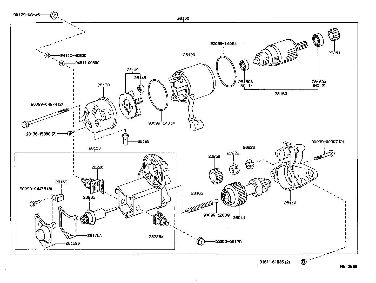 28100-62021 STARTER ASSY product image
