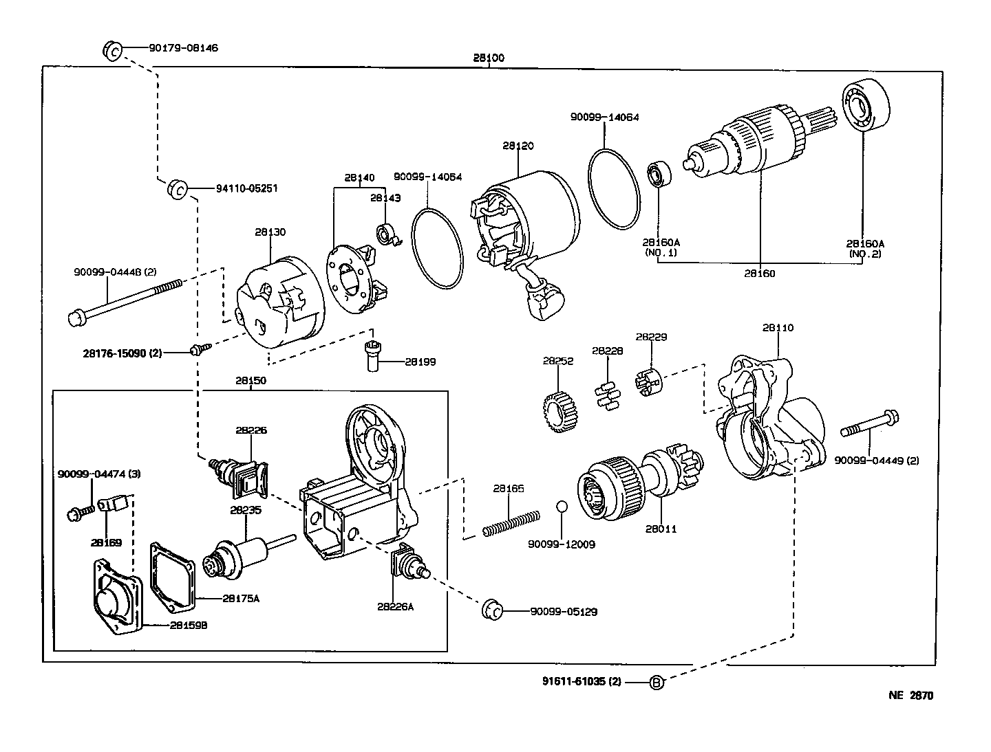 28100-62021 STARTER ASSY product image
