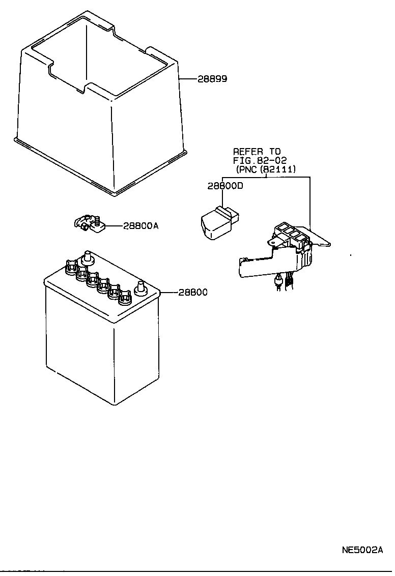 28899-70010 INSULATOR, BATTERY product image
