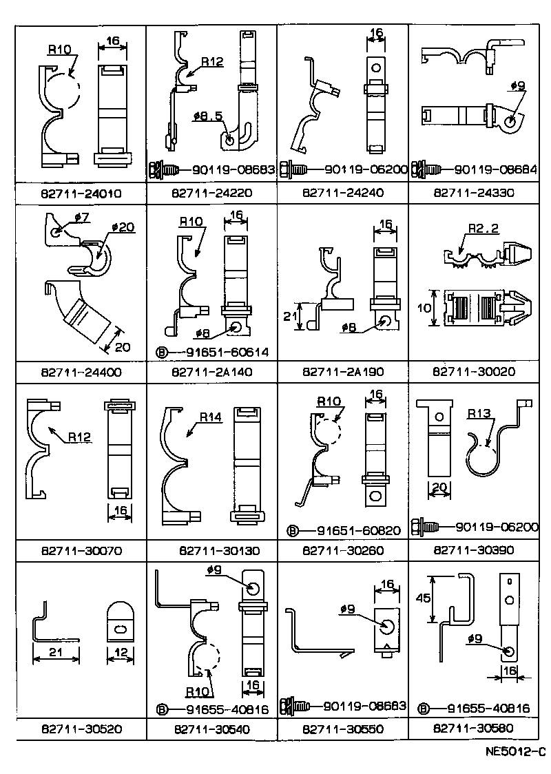 82817-31020 PROTECTOR, WIRING HARNESS, NO.1 product image
