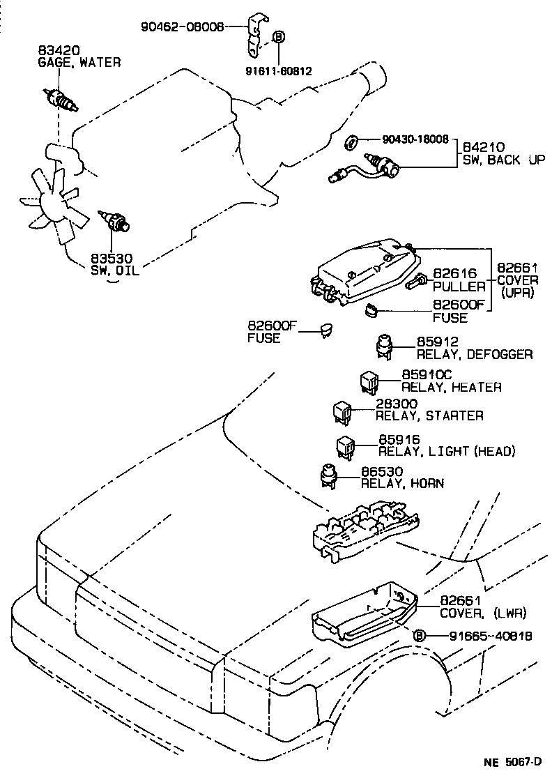 83320-39865 GAGE ASSY, FUEL SENDER product image