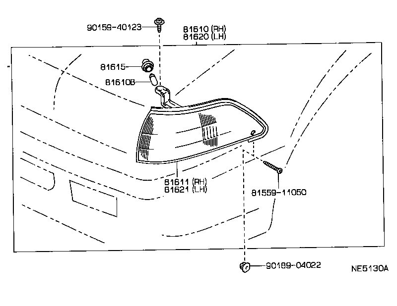 81610-20310 LAMP ASSY, PARKING & CLEARANCE, RH product image