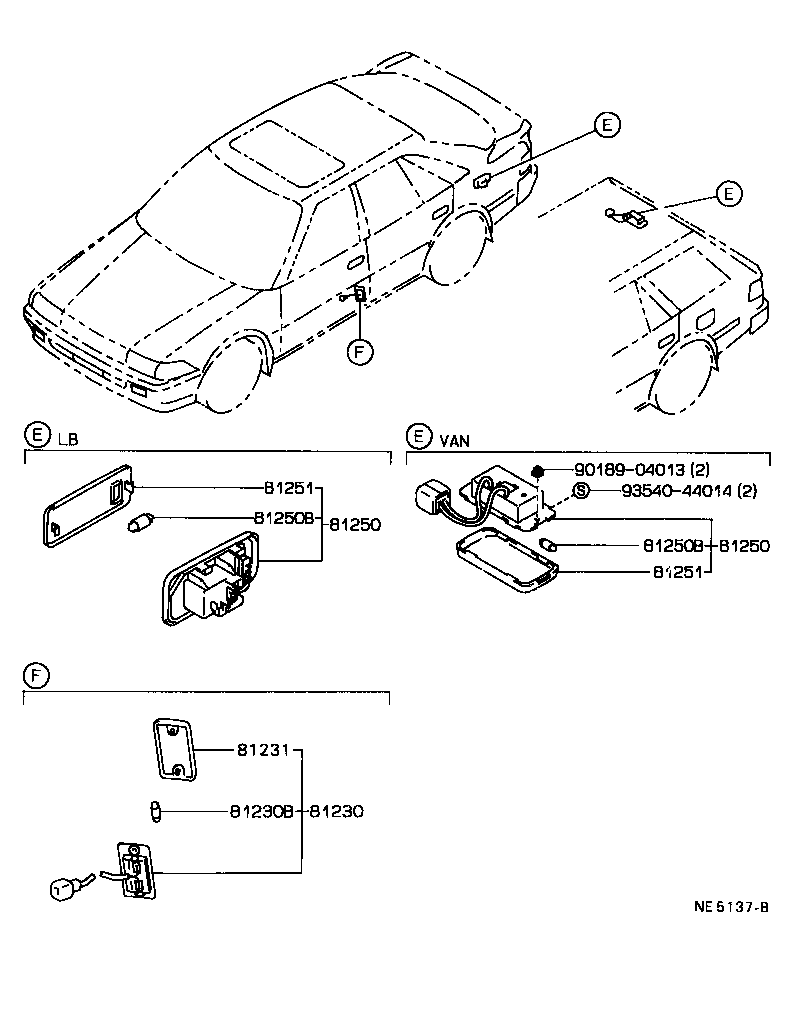 81230-20040 LAMP ASSY, COURTESY product image
