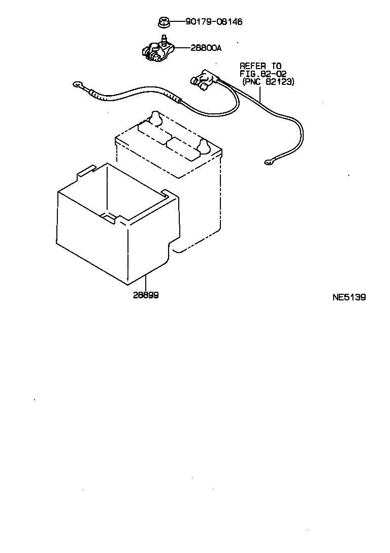 28899-64030 INSULATOR, BATTERY product image