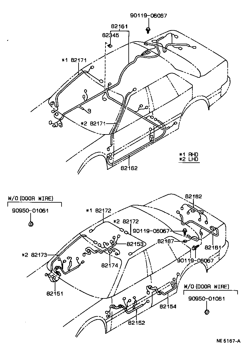 82817-87009 PROTECTOR, WIRING HARNESS, NO.1 product image