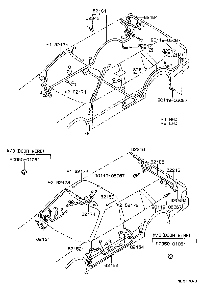 82817-87009 PROTECTOR, WIRING HARNESS, NO.1 product image