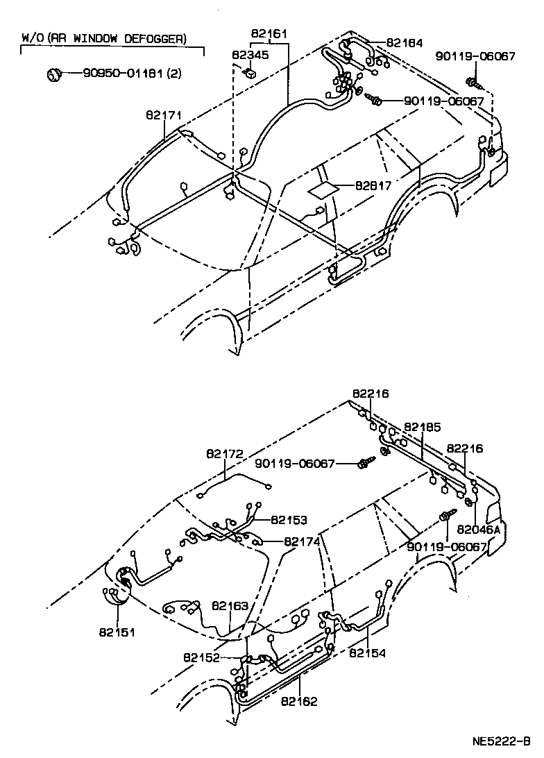 82122-20190 WIRE, ENGINE, NO.2 product image