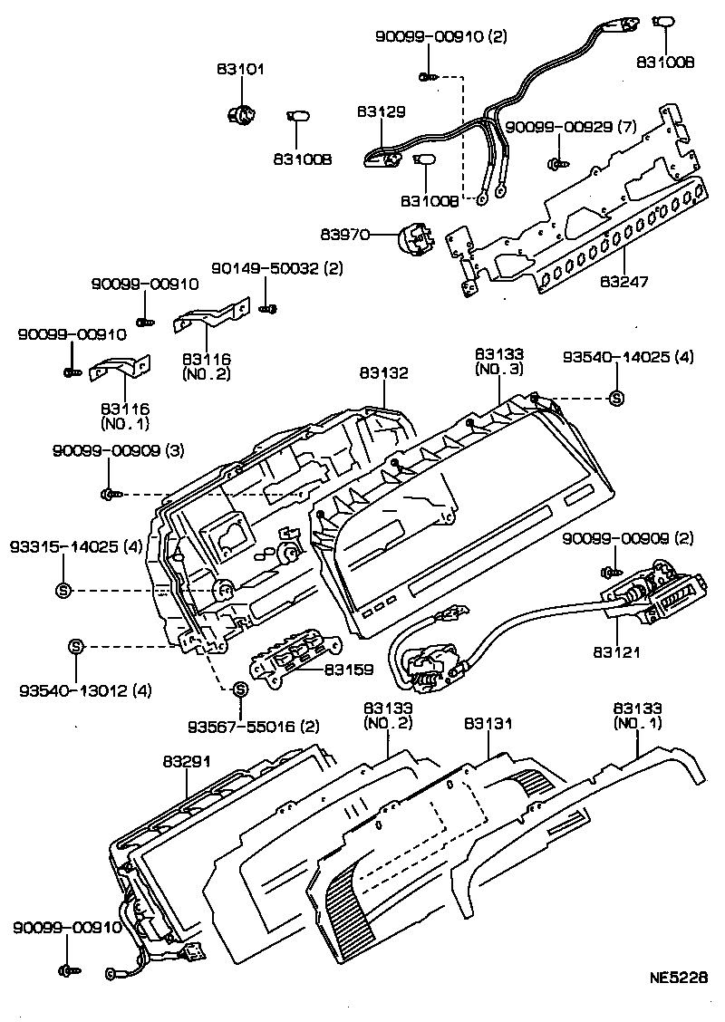83116-20030 BRACKET, SPEEDOMETER product image