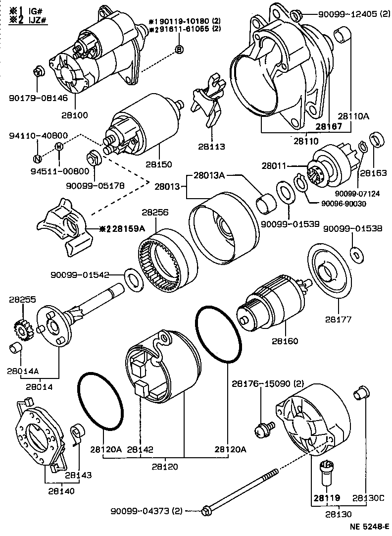 28130-74040 FRAME ASSY, STARTER COMMUTATOR END product image